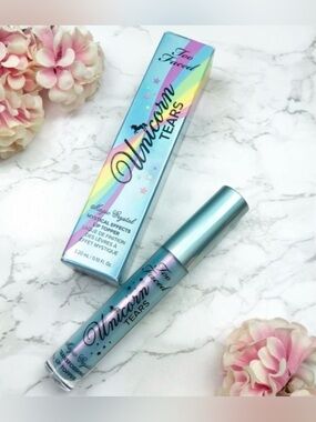 NIB Too Faced Unicorn Tears Magic Crystal Mystical Effects Lip Topper
